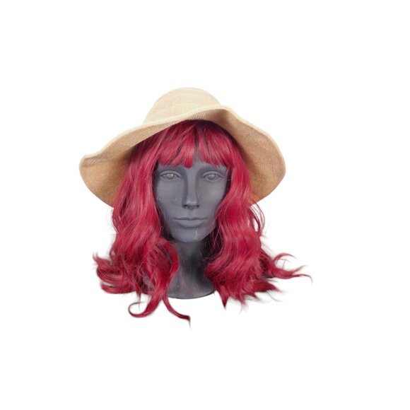 Knit Witch Hat Soft Point Cottagecore Boho Sun Hat Beige NEW - Picture 2 of 12